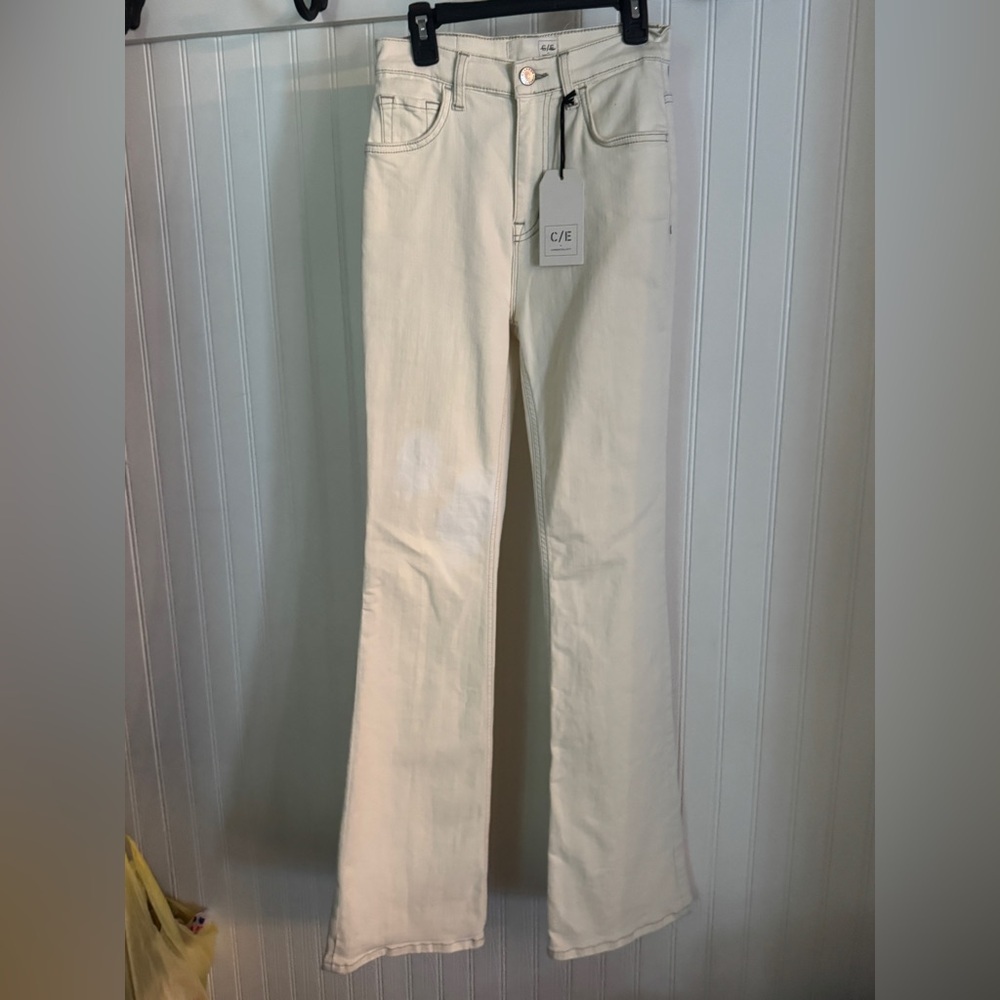 CURRENT/ELLIOT | High rise flare jeans pants Bentonite Sz 24